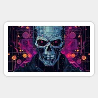 Cyborg Exterminator Sticker